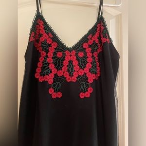 Spaghetti Flower Dress